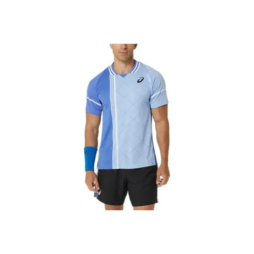 Asics Синий Мужской T-Рубашки