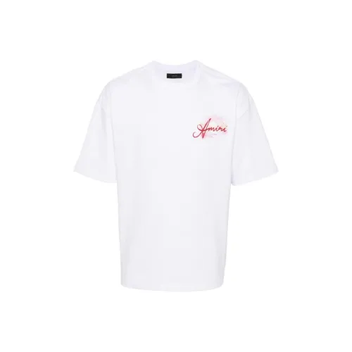 AMIRI Белая Мужская T-Рубашка