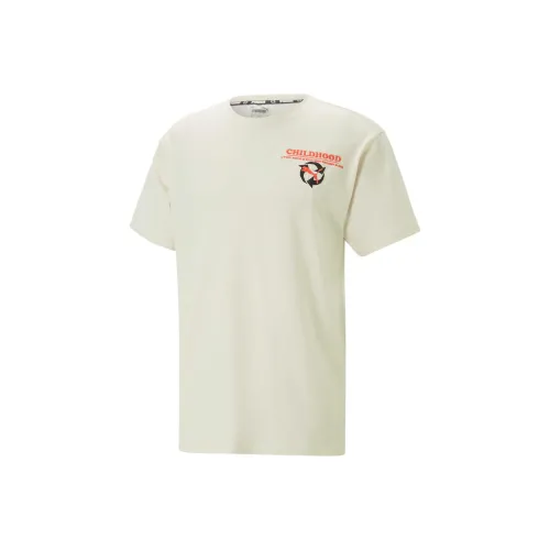 PUMA Бежевый Мужской T-Рубашки