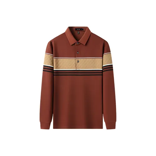 PIERRE CARDIN T-Рубашка Мужская Оранжево-Красная