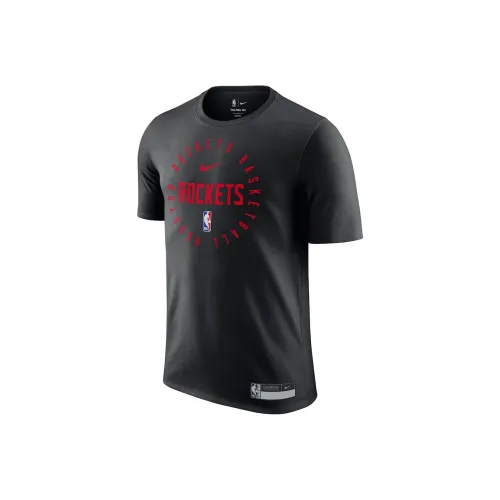 Nike x NBA Houston Rockets Dri Fit T-Shirt Унисекс Черный