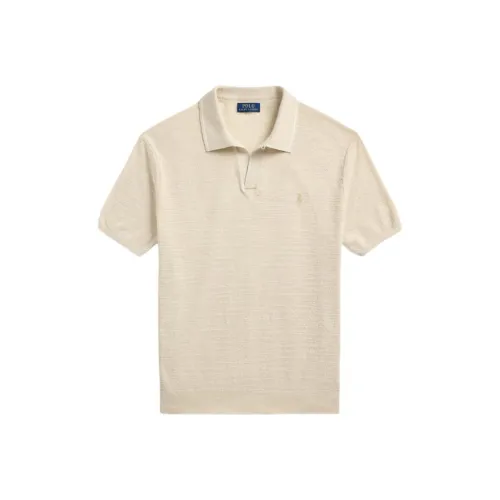 Polo Ralph Lauren SS25 T Рубашка Мужская Кремовая