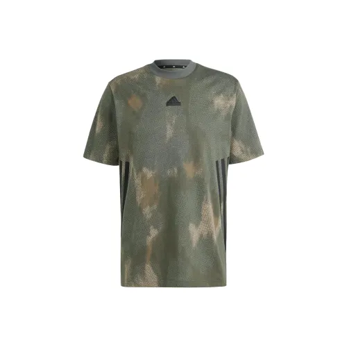 adidas Clothing Зеленый Мужской T-Рубашки