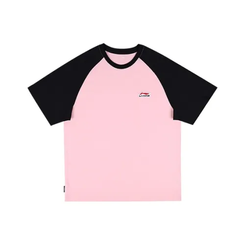 LINING T Рубашка Унисекс Черный Розовый