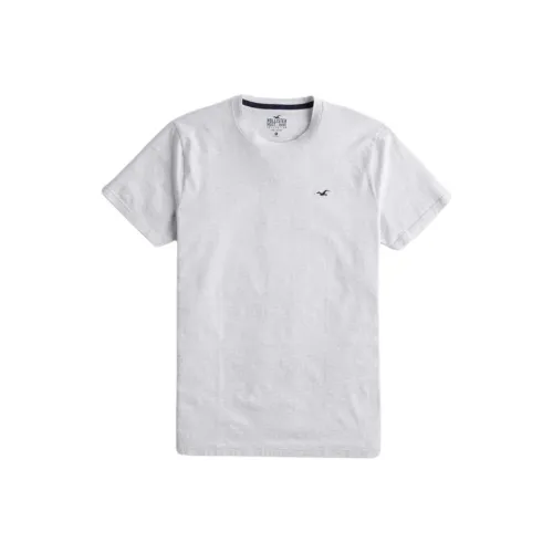 Hollister T-Shirt Мужской Светлый Фотиния Серый