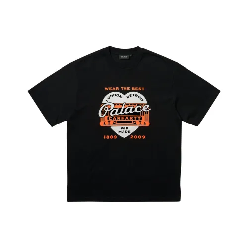 Palace X Carhartt WIP Collaboration Черная Унисекс Футболка