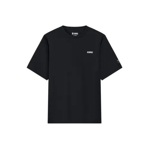 K·SWISS Глубокий Черный Мужская Футболка