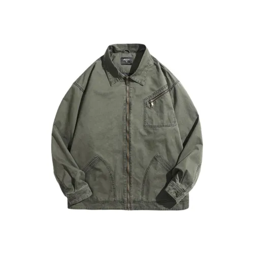 JFU Куртки и Пальто Мужской Армейский Зеленый