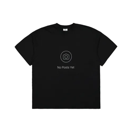 Vetements Черная унисекс футболка