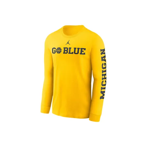 Джордан Желтый Мужская Футболка