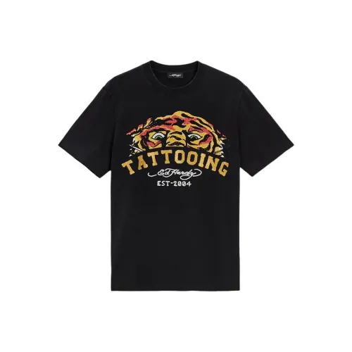 Ed Hardy Черные Мужские T-Рубашки