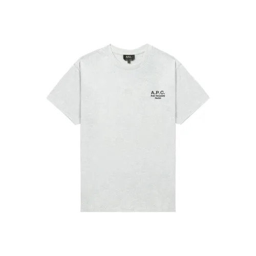 A.P.C. Joint Paragraph Серый Мужской T-Рубашки