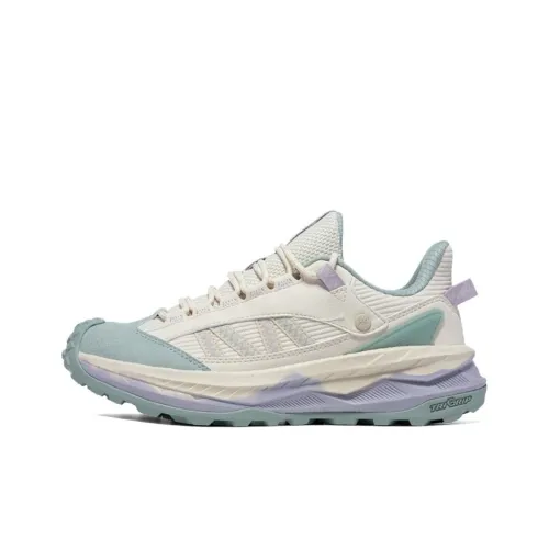 361° Износостойкий и Легкий Низкий Топ Походная обувь Женская Белый Зеленый