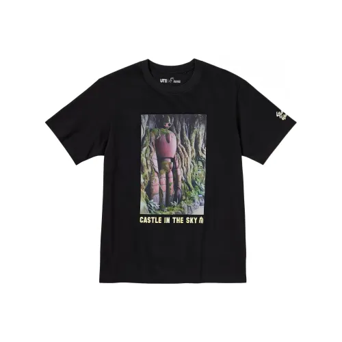UNIQLO x Ghibli T-Shirt Унисекс Черный