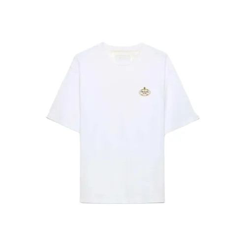 PRADA Белые Мужские T-рубашки