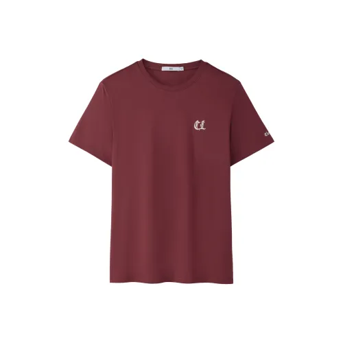 HLA Темно-красный 07 Мужская T-рубашка