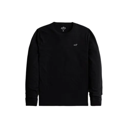 Hollister Мужские черные футболки