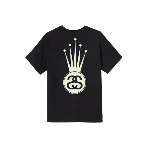 Stussy Черные Мужские T-Рубашки