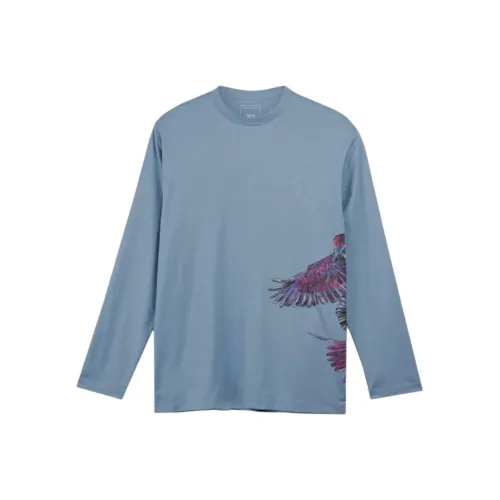 Y 3 Синяя Унисекс Футболка