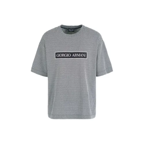 GIORGIO ARMANI SS24 T Рубашка Мужская Черная