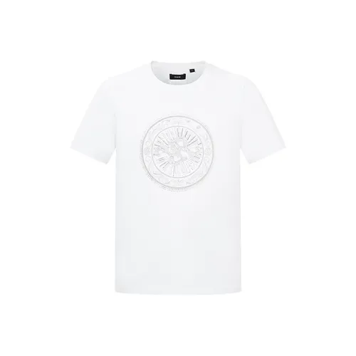 RARE Короткий рукав T-рубашки Мужской Белый