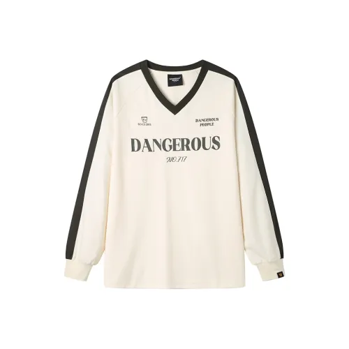 DANGEROUSPEOPLE Длинный рукав Т-рубашка Унисекс