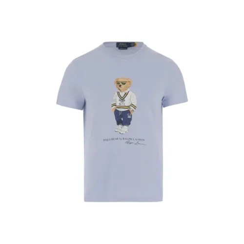 Polo Ralph Lauren SS25 T Рубашка Мужская Прозрачная Синяя