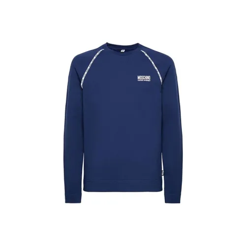 MOSCHINO Синий Мужской Свитшот
