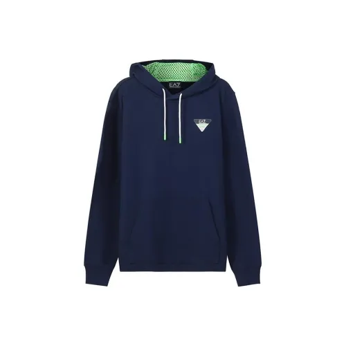 EMPORIO ARMANI SS23 Свитшот Мужской Морской Синий