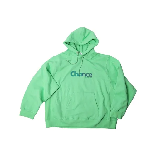 CHANCECHANCE Зеленый Унисекс Свитшоты