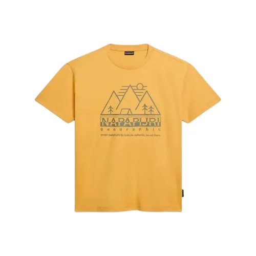 NAPAPIJRI Оранжевые Мужские T-рубашки