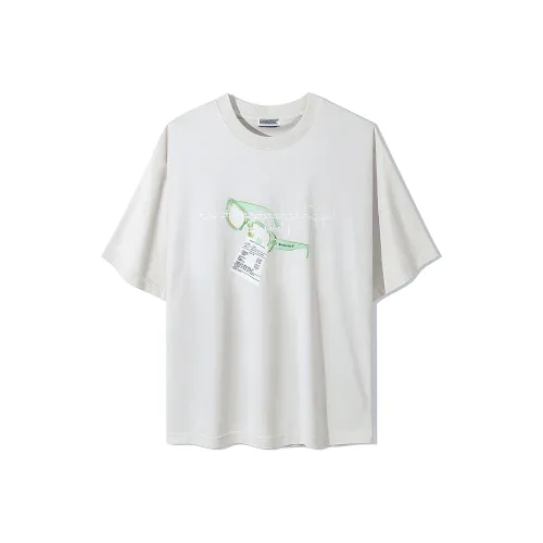 Nothingbutmini By Alphabet Squad T-Shirt Унисекс Серый Белый