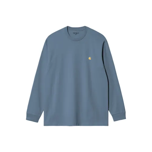 Carhartt WIP Chase T-Shirt T-Shirt Мужской Пыльно-Синий