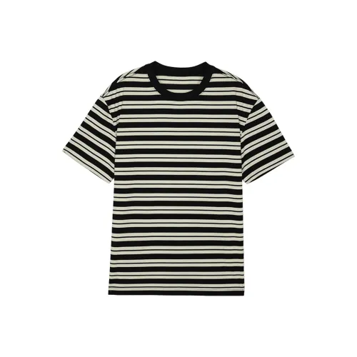 MOST T Рубашка Мужская Черно-Белые Полосы