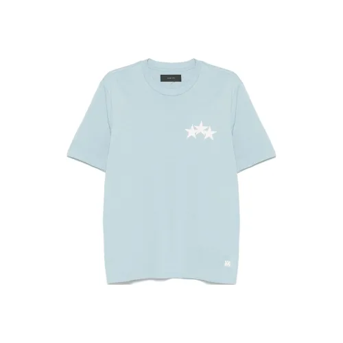 AMIRI FW24 T Рубашка Мужская Небесно-Синий