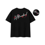 Чёрный, розовый, вышивка