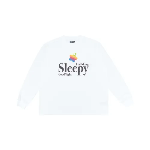STAY UP LATE T-Shirt Унисекс Белый