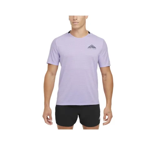 Nike Dri Fit Одежда T-Рубашка Мужская Фиолетовая