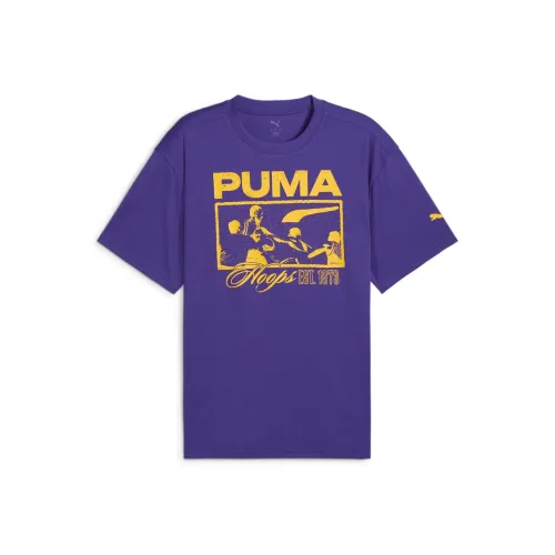 PUMA Фиолетовые Мужские T-рубашки