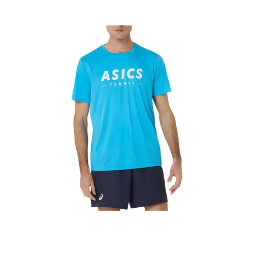 Asics T-рубашка мужская числа аквариум цвет