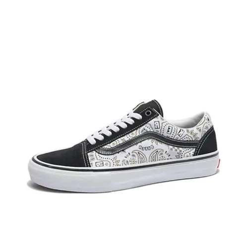 BAKER x Vans Skate Old Skool Ударостойкие и устойчивые к истиранию низкие скейтбордические кроссовки унисекс черно-белые