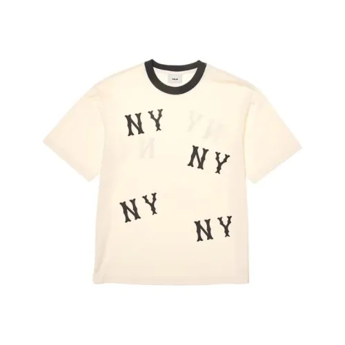 MLB Base Logo Нью-Йорк Янкис T-Shirt Унисекс Кремовый
