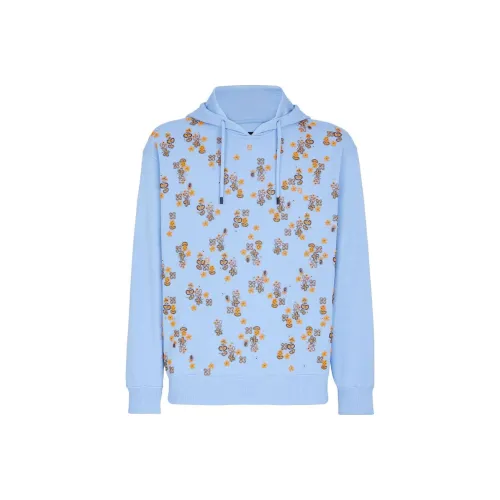 FENDI Синий Мужские Толстовки