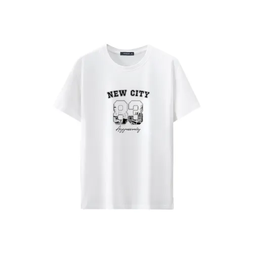 Jean West Летний T-Shirt Мужской Белый