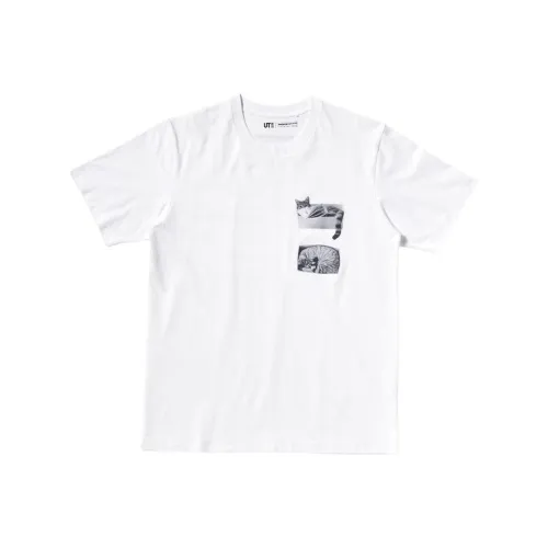 UNIQLO x MAGNUM PHOTOS Collaboration MAGNUM PHOTOS Collaboration Коллаборация Рубашка Унисекс Белый