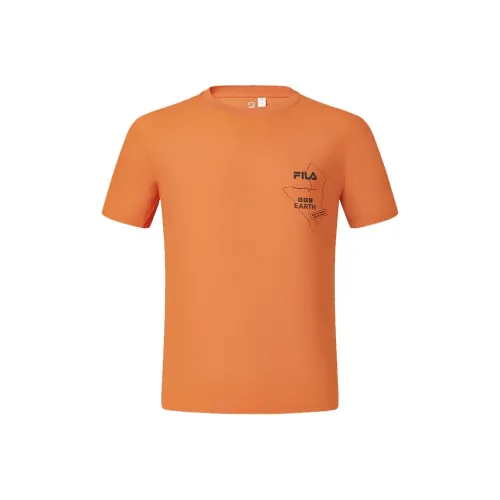 FILA Sunset Orange Мужские T-рубашки