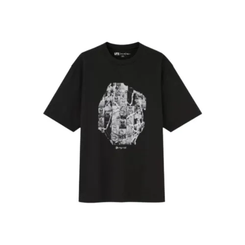 UNIQLO 09 Черная унисекс футболка