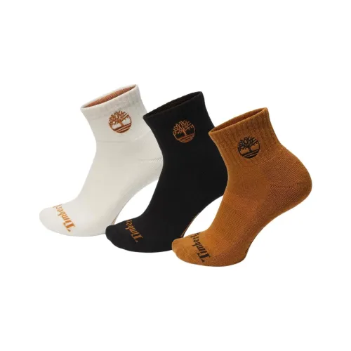 TIMBERLAND 3 шт Пшеница/Белый/Черный Унисекс MID Носки до икры