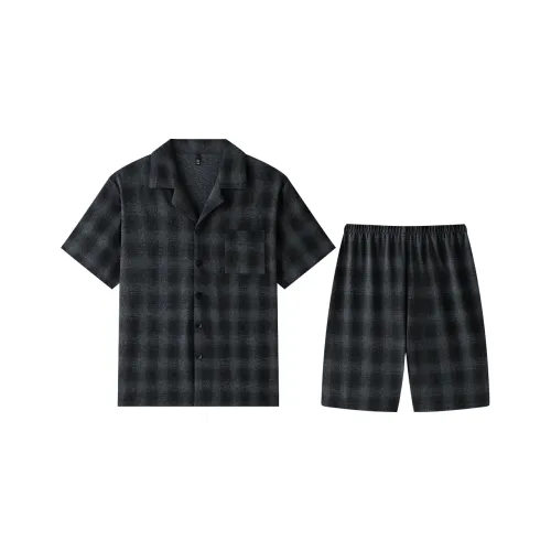 Gongdie Пижамный комплект Мужской Темно-серый