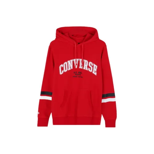 Конверс Collegiate Text Красный Мужской Свитшот